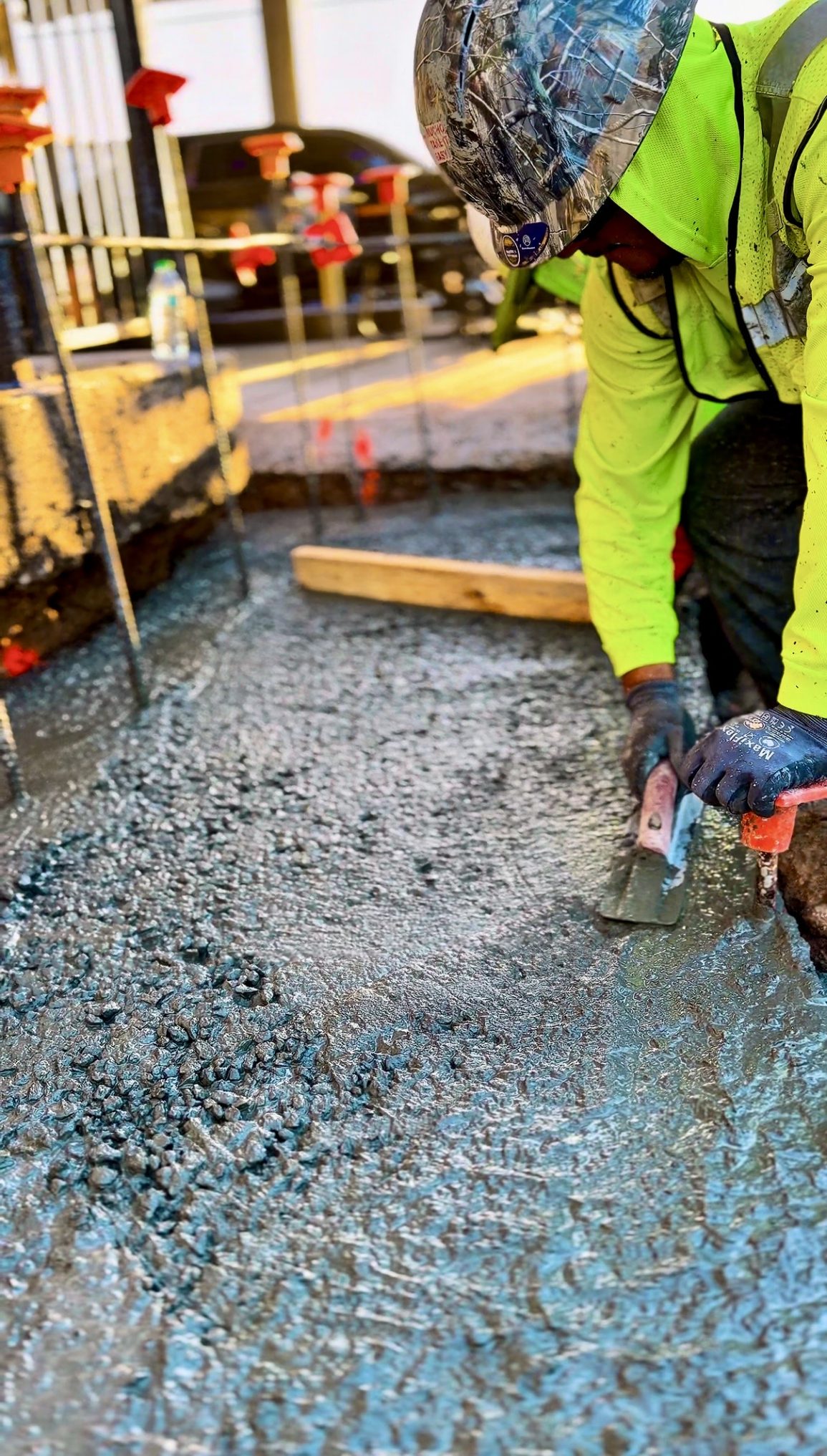 Commercial Concrete Foundation for HIQ Automotive 